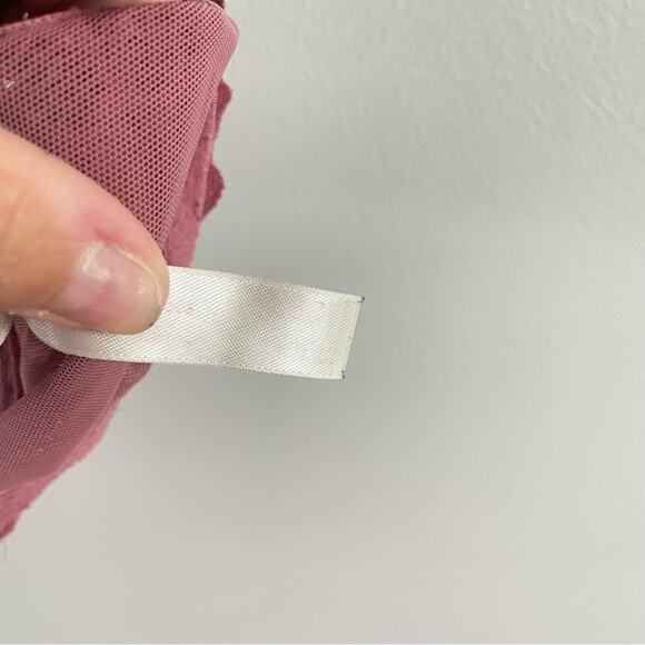 PINK Victoria’s Secret | Date Racerback Lace Push-Up Bra Pink Mauve Purple Front - Picture 5 of 7